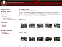 Tablet Screenshot of clubmotosantiguas.org